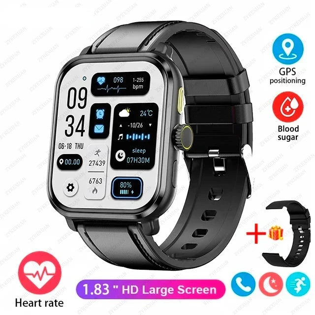 NNEOBA Smart Bluetooth Fitness Tracker Watch with Voice Assistant and Magnetic Charging-4