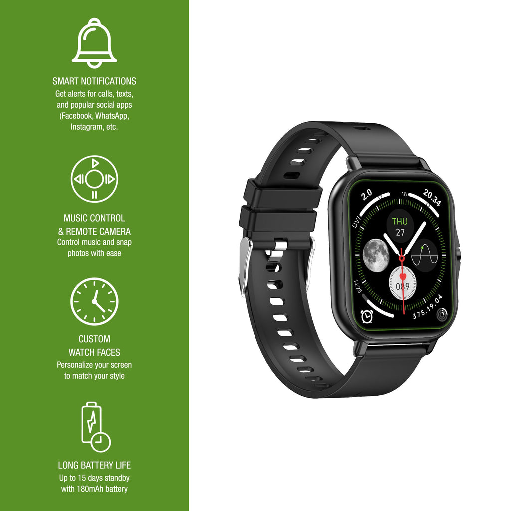 Smart Lifestyle Bundle: True Wireless Stereo Earbuds & All-in-One Bluetooth Smart Watch-2