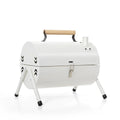 Dual-Side Portable Charcoal BBQ Grill Camping Stove White-0