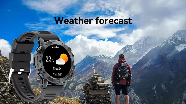 Bluetooth Smart Watch for Men (Black)-2