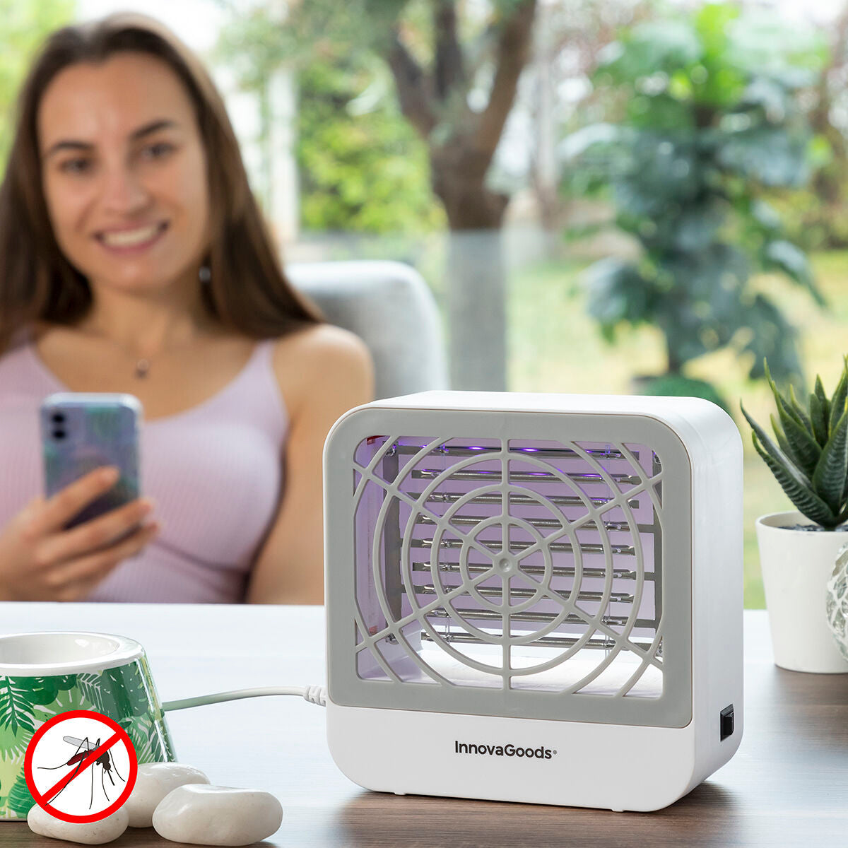 Anti-Mosquito Lamp with Wall Hanger KL Box InnovaGoods-0