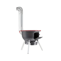Portable Cast Iron Firewood Stove for Outdoor Cooking-0