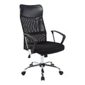 Ergonomikus irodai szék magasított háttámlával - fekete-0