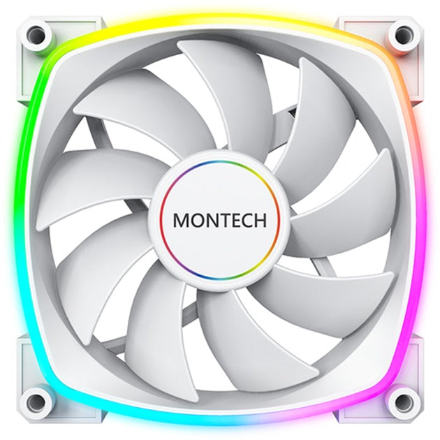 Montech AX140 PWM RGB case fan (white, 140 x 140 x 25 mm)-0