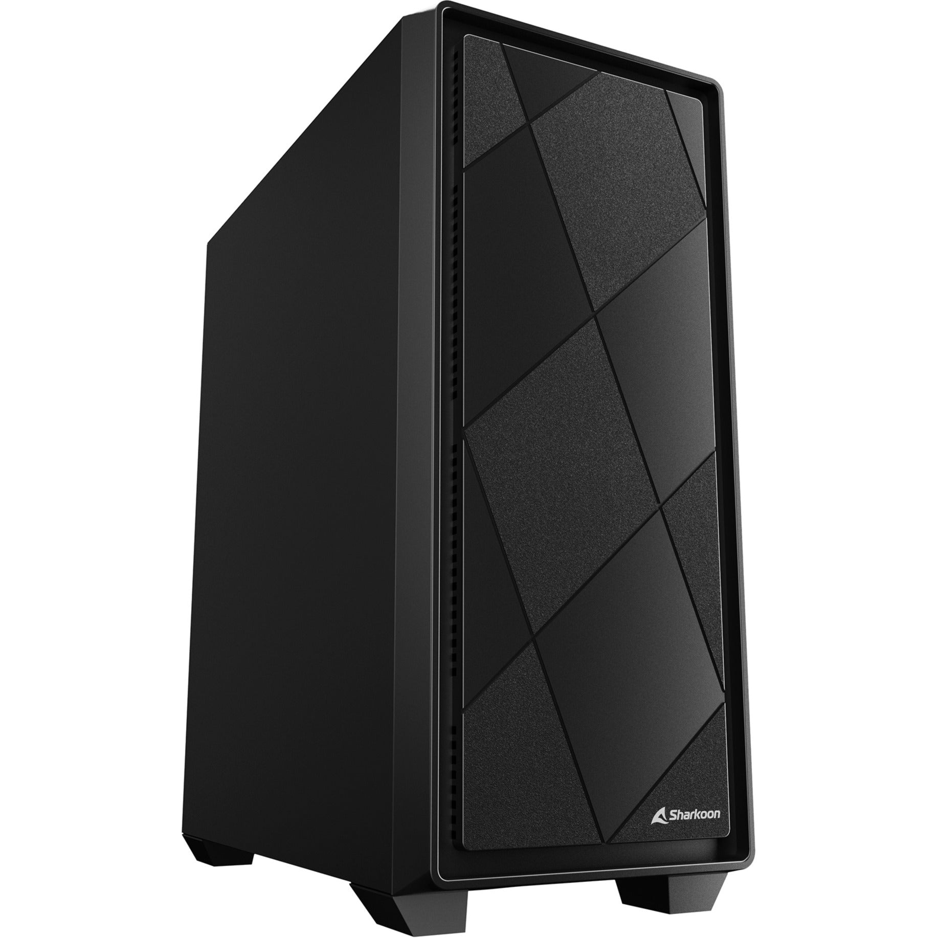 Sharkoon VS8 Black Midi Tower Case (black | 3x USB-A)-0