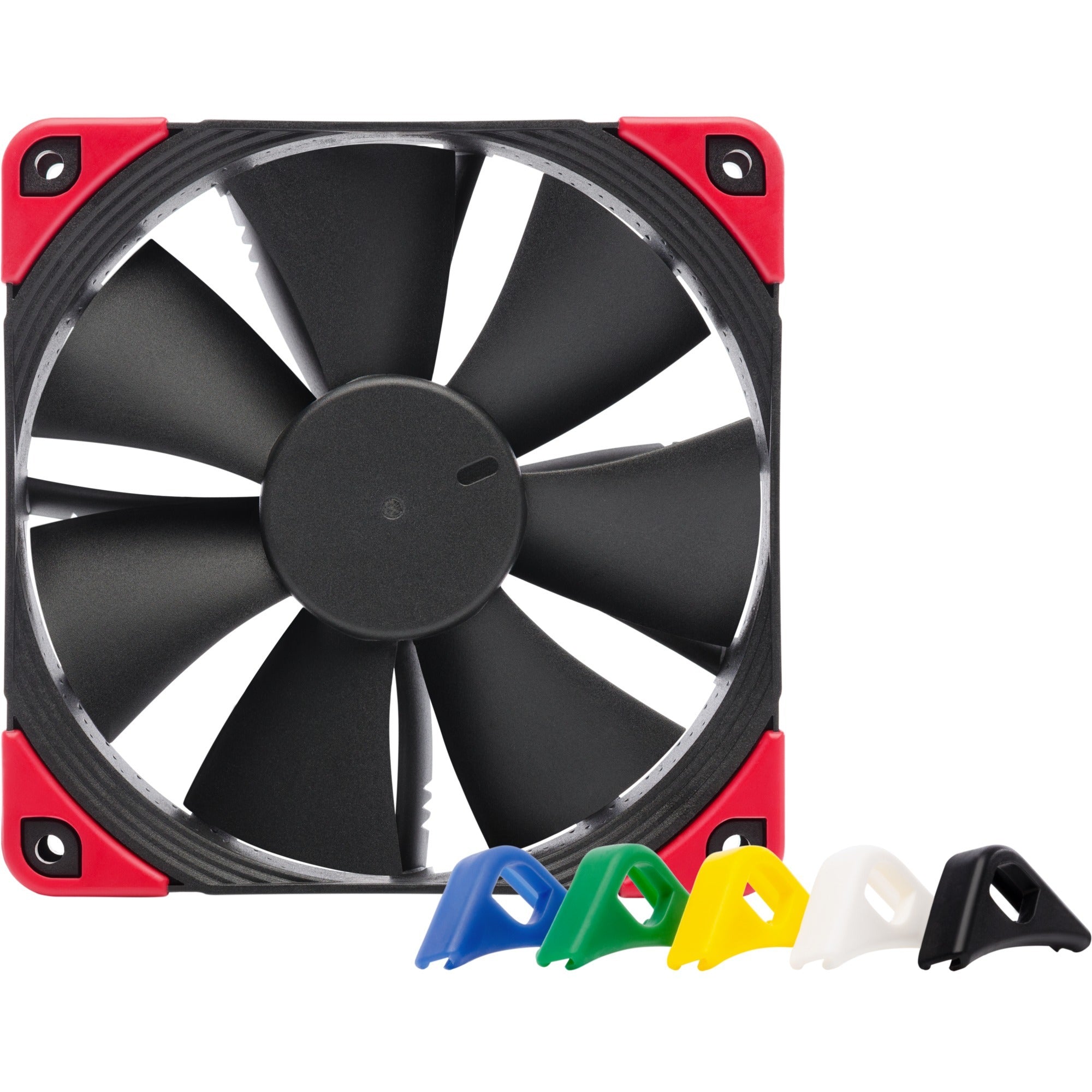 Noctua NF-F12 PWM chromax.black.swap case fan (black, 120 x 120 x 25 mm)-0