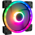Inter-tech Argus RS-141 RGB Case Fan (Black, 140 x 140 x 25 mm, PWM)-0