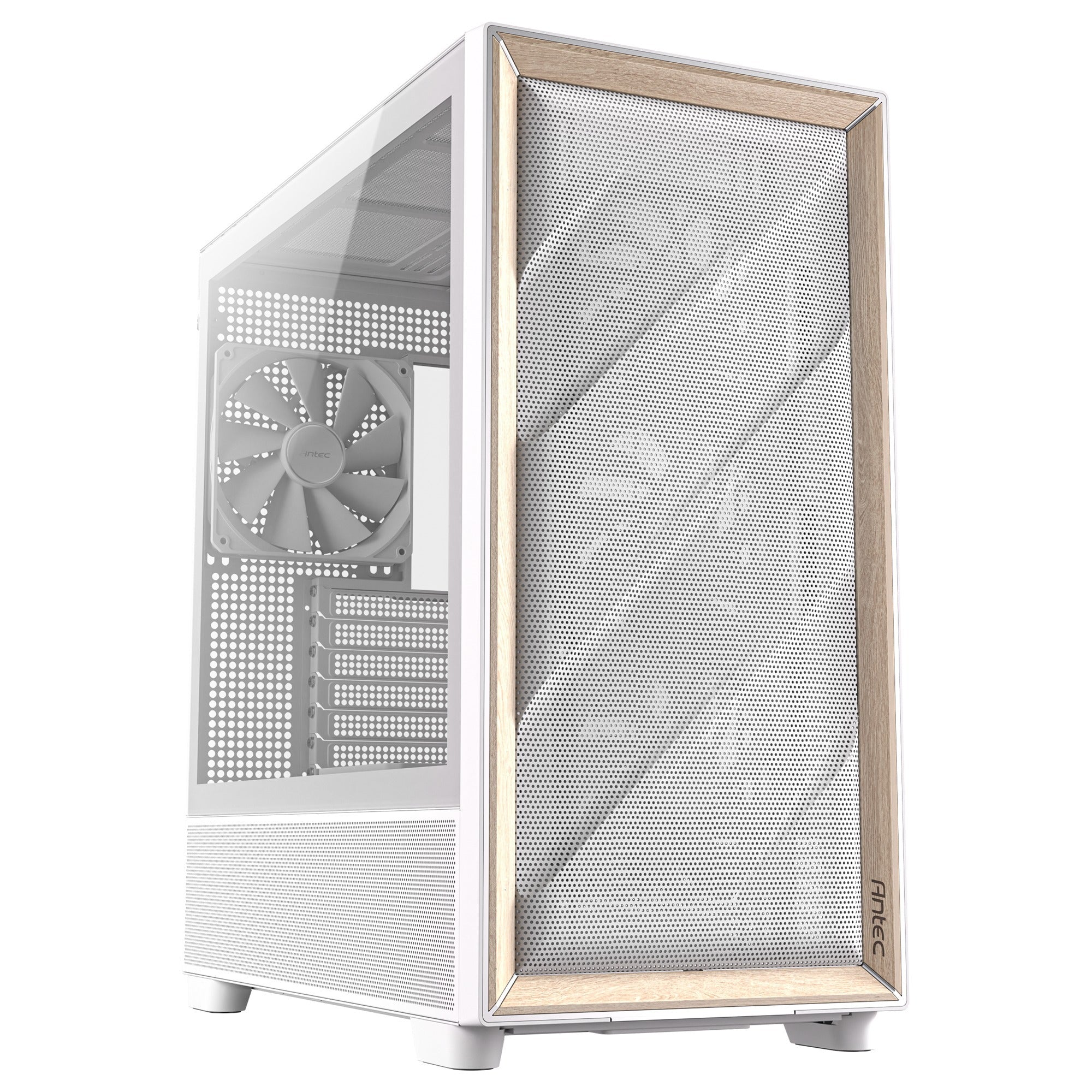 Antec flux midi tower housing (white | 2x USB-A | 1x USB-C | tempered glass)-0