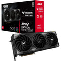 ASUS tuf gaming radeon rx 9070 xt oc grafische kaart (grijs, 3x displayport, 1x hdmi, rdna4)-0