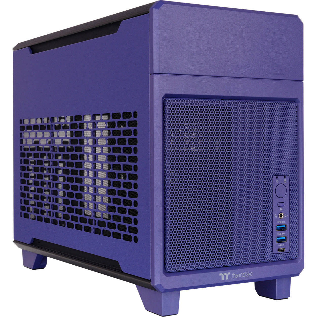 Thermaltake TR100 Future Dusk Mini Tower Case (Purple | 2x USB-A | 1x USB-C)-0