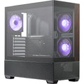 Cooler Master Elite 690 Wood Midi Tower Case (Black Wood Finish | 2x USB-A | 1x USB-C | RGB | Tempered Glass)-0
