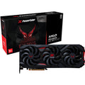 Powercolor Radeon RX 9070 XT Red Devil 16GB OC Backplate Special Edition Graphics Card (Black, RDNA4, GDDR6, 3x Display Port, 1x HDMI)-0