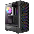 Antec vx320 argb midi tower housing (black | 3x usb-a | tempered glass)-0