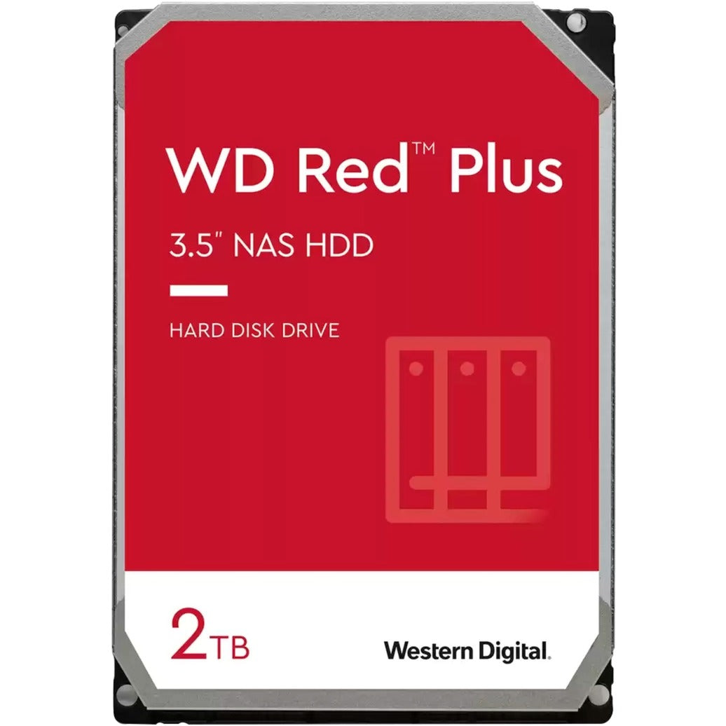 WD Red Plus 2 TB hard drive (20efpx, SATA 600, 24 7, AF)-0