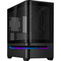 Asus Prime AP202 Midi Tower Case (Black | 2x USB-A | 1x USB-C | RGB | Tempered Glass)-0