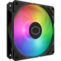 Cooler master sickleflow edge 120 argb case fan (black, 120 x 120 x 25 mm, pwm, with a1 mini LED controller)-0