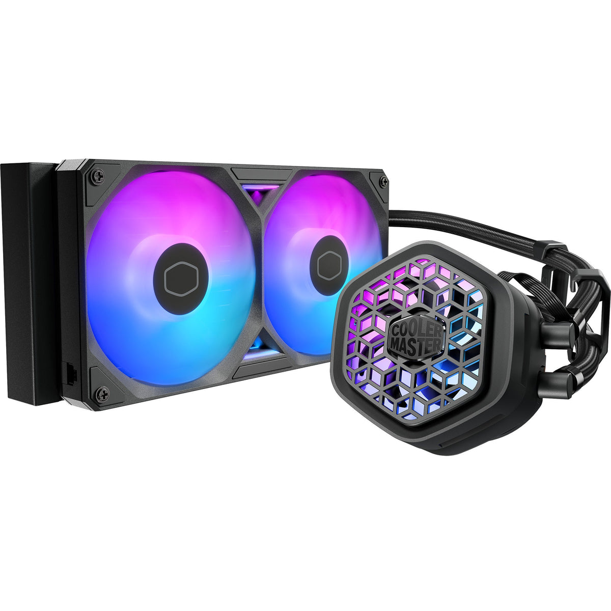 Cooler Master Masterliquid 240 Atmos II VRM Fan Arbb Water Cooling (Black)-0