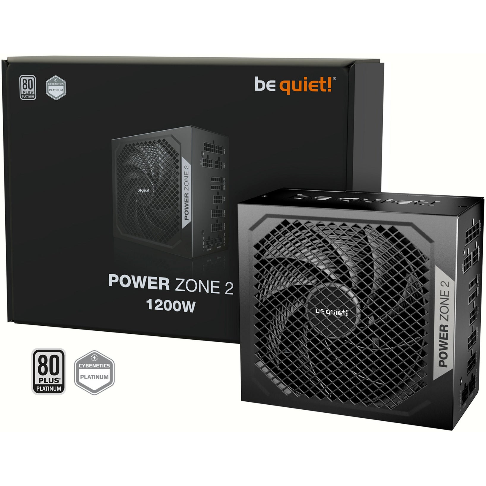 Be quiet! Power Zone 2 Modular 1200W Power Supply (Black, 1x 12V-2x6, 3x PCIe)-0