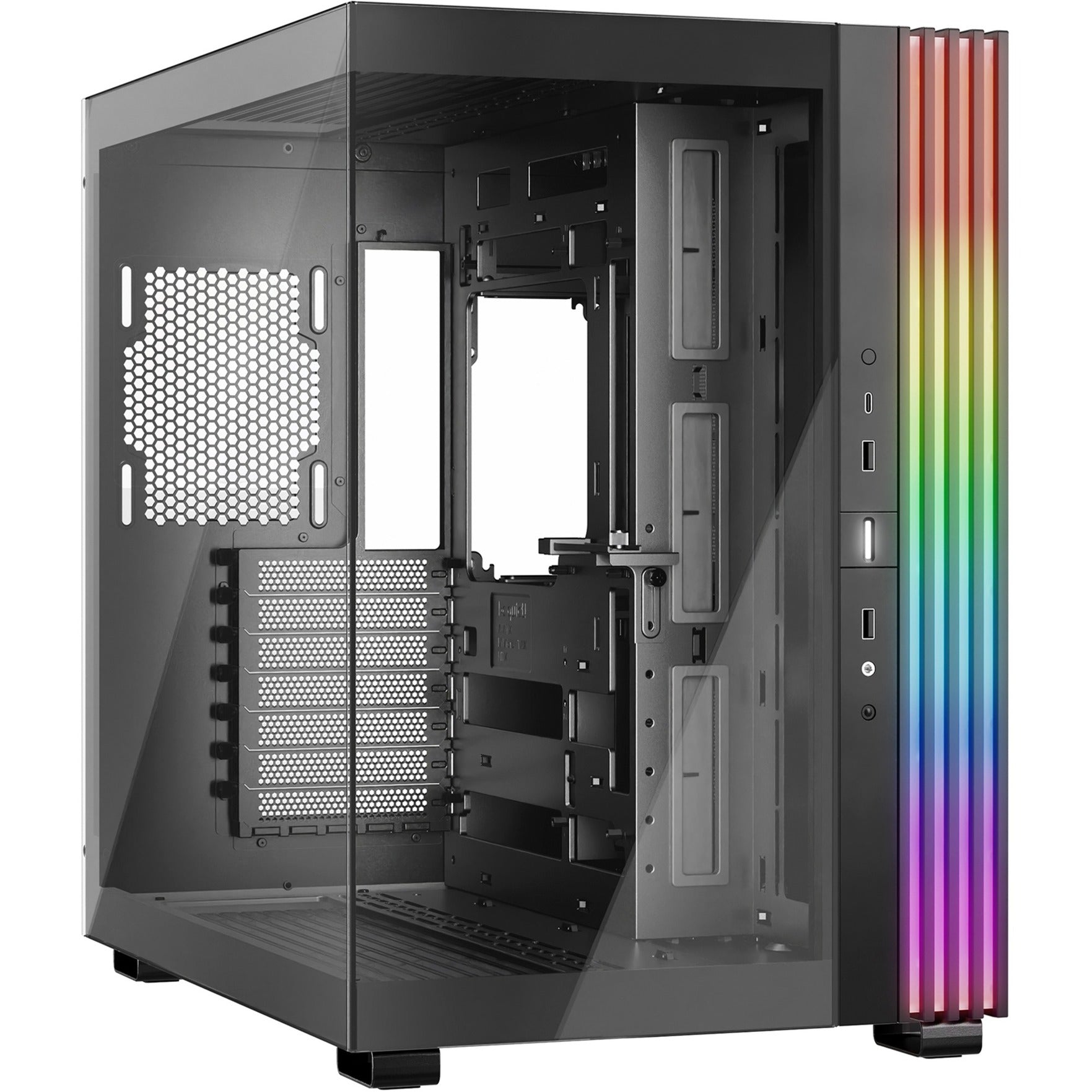 Be quiet! light base 600 dx midi tower housing (black | 2x USB-A | 1x USB-C | RGB | window)-0
