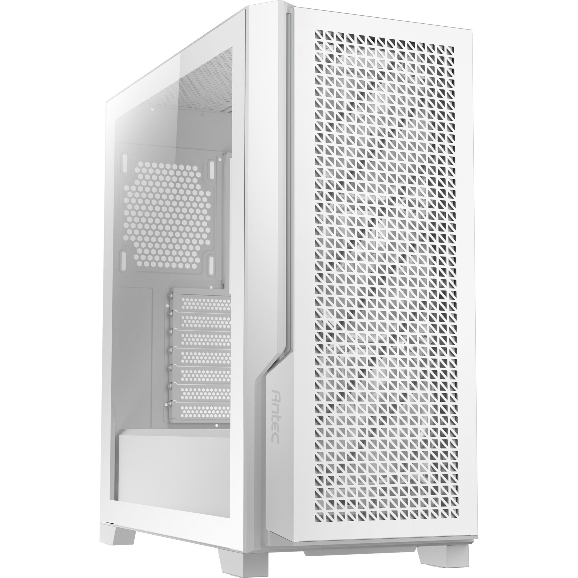 Antec P20C Midi Tower Case (White | 2x USB-A | 1x USB-C | Tempered Glass)-0