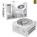 Asus TUF Gaming Gold White Edition Modular 1000 Watt Power Supply (White, 1x 12V-2x6, 4x PCIe)-0