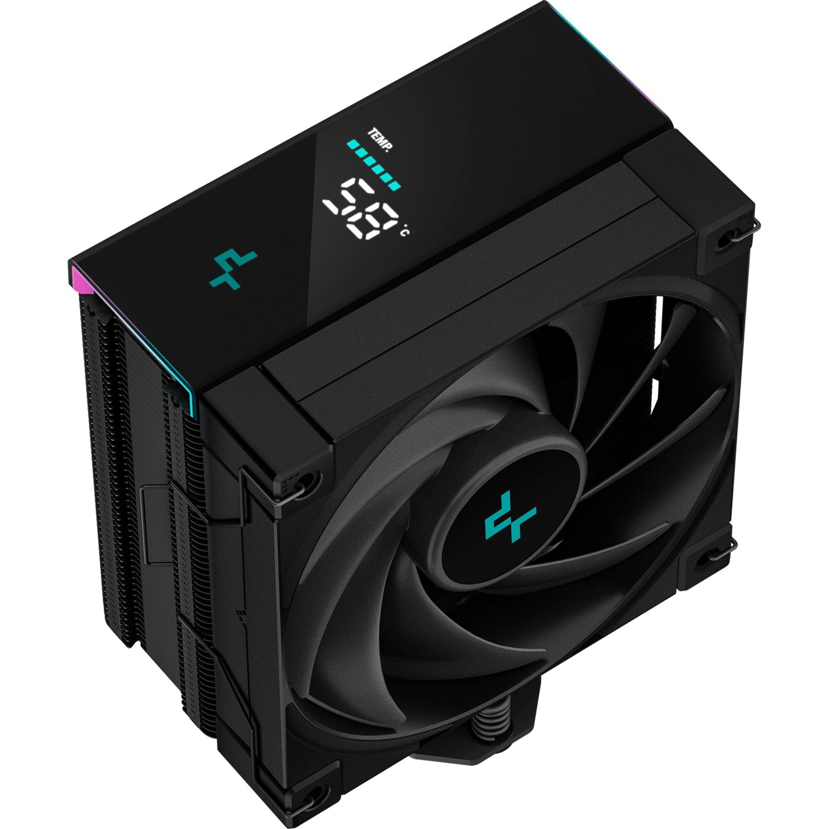 Deepcool AK400 Digital RGB CPU Cooler (Black, 4-pin PWM Fan Connector)-0
