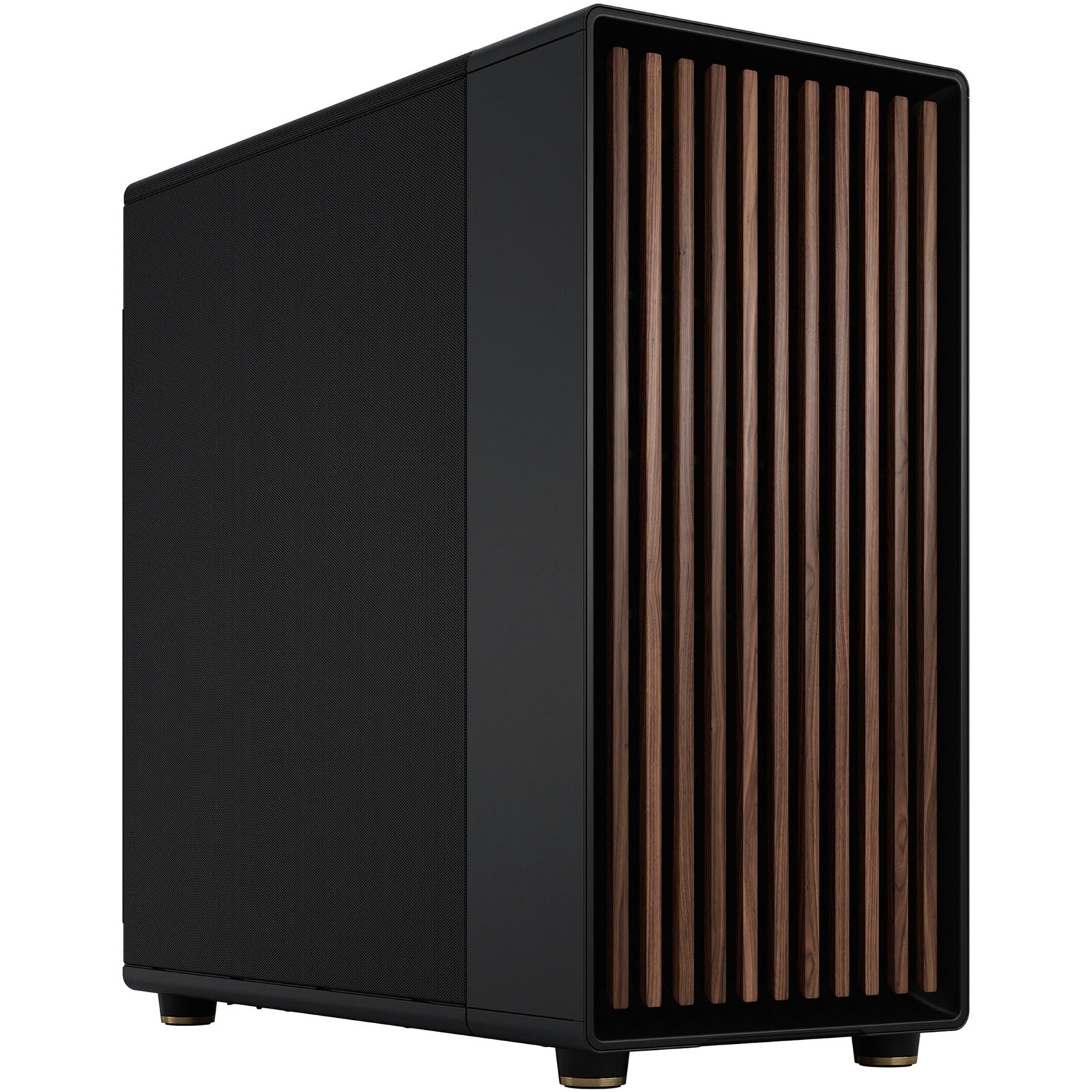 Fractal design north xl midi tower housing (black wood color | 2x USB-A | 1x USB-C)-0