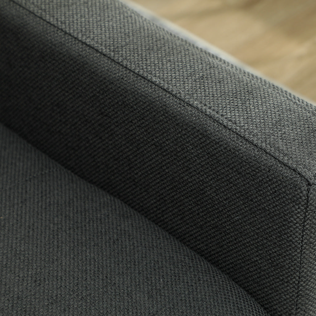 Canapé Convertible 2 Places 3 en 1, Canapé-Lit Clic Clac 160 cm, Dossier Réglable, Assise Large, 2 Oreillers, Gris Foncé-7