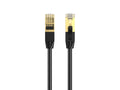 Cabo de rede Techancy CAT-6, KF5232, conector banhado a ouro RJ45, 5 metros, preto-0
